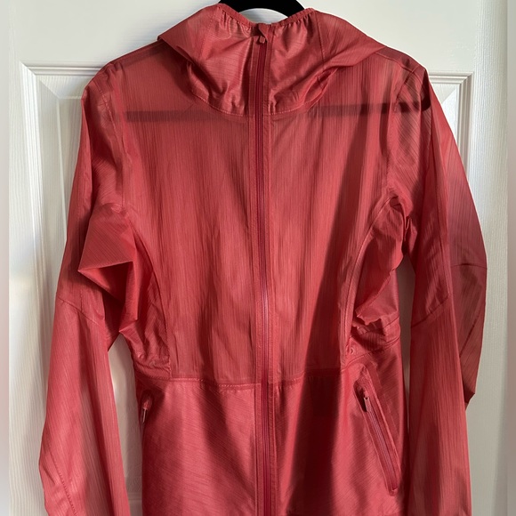 lululemon athletica Jackets & Blazers - Lululemon Athletica Red Utility Jacket with Hood